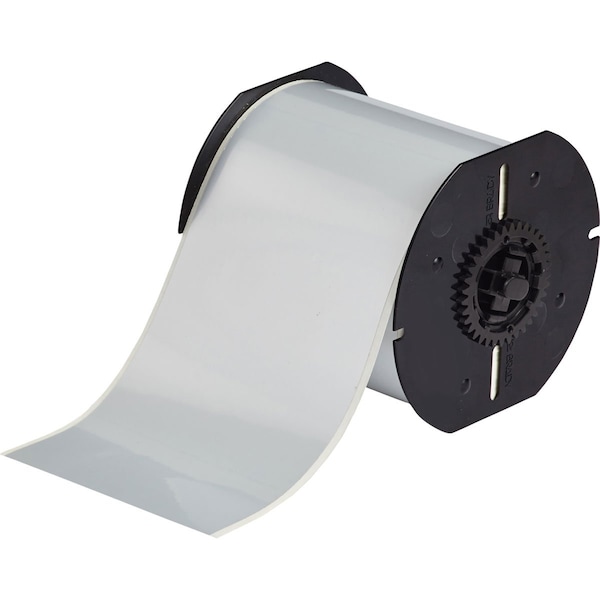 B33 Series Matte Silver Polyester Labels Labels 4 in W x 100 ft L Silver